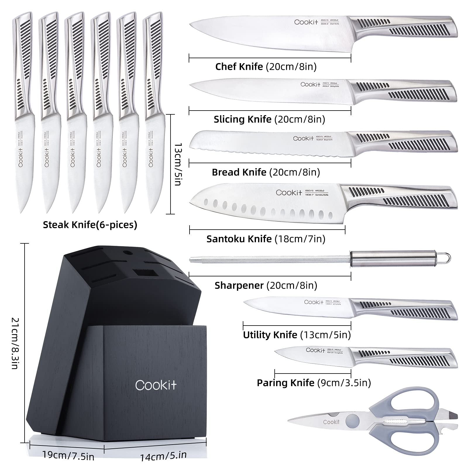 Kitchen Knife Set,