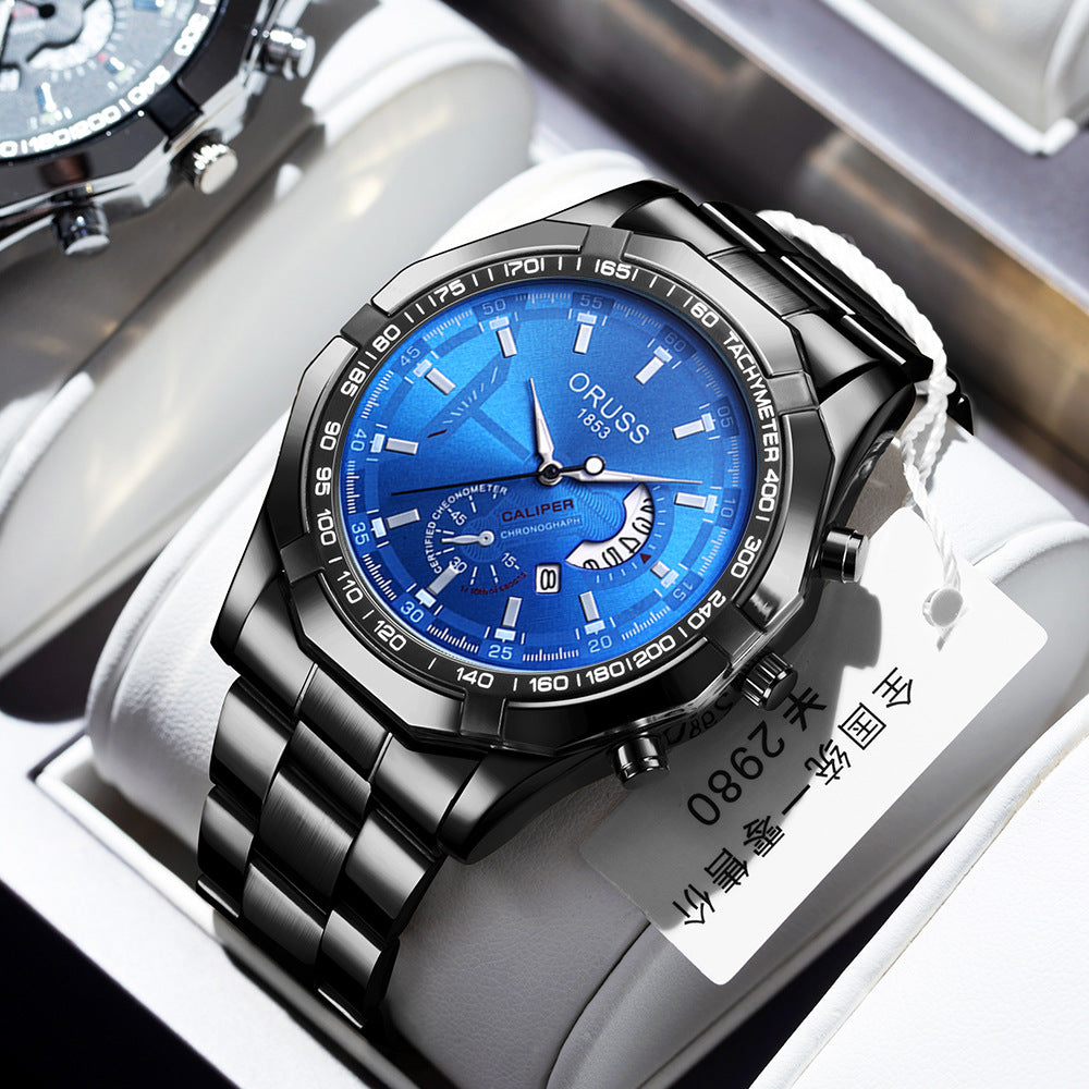 Automatic Movement Watch Men's Calendar Waterproof Luminous Watch